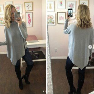Oversized Gray Poncho
